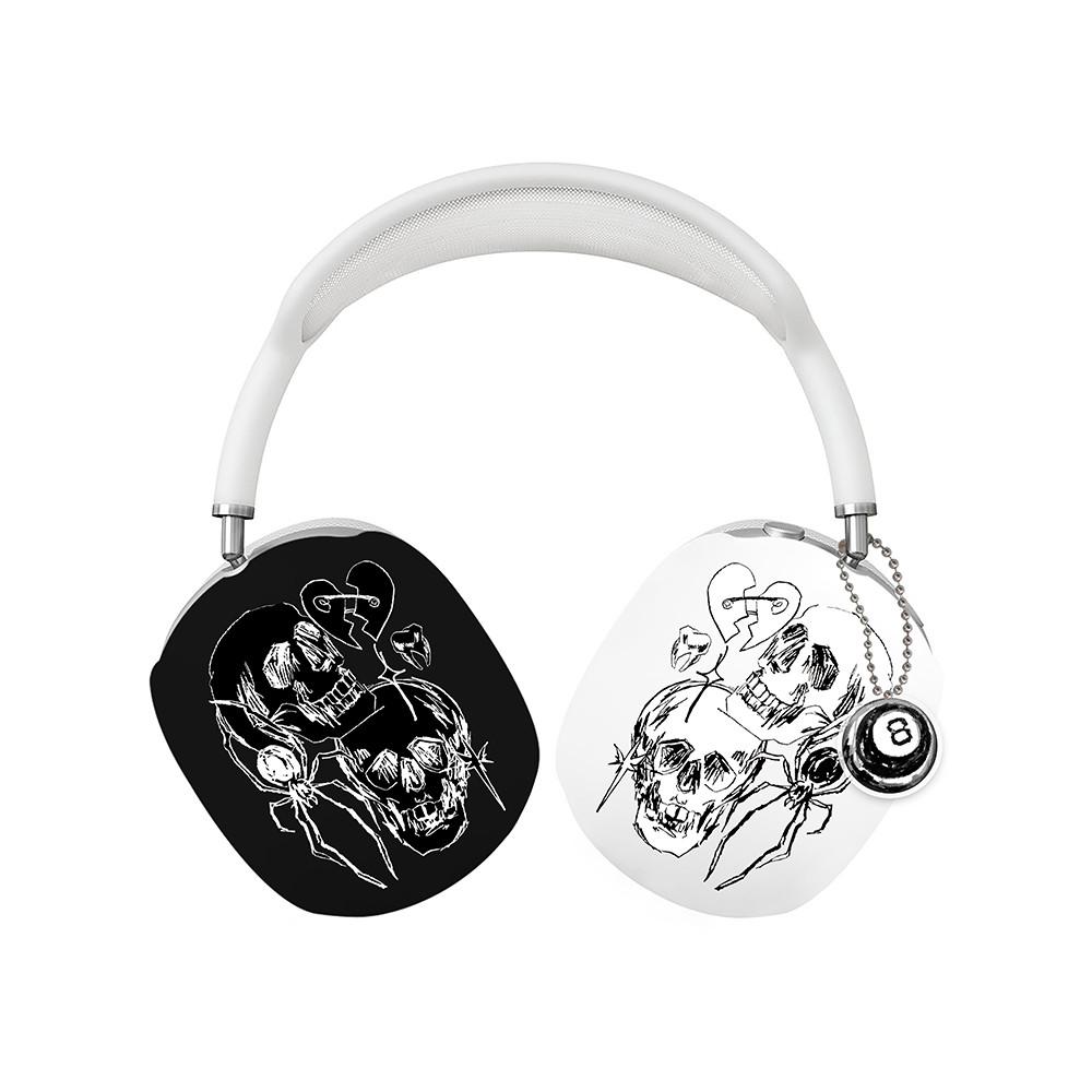(HARD) SKRRR SKULL AIRPODS MAX (스껄스컬 해골 펑크 락 에어팟 맥스 케이스)