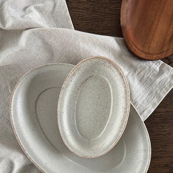 샌드 오발 플레이트 (소/중)