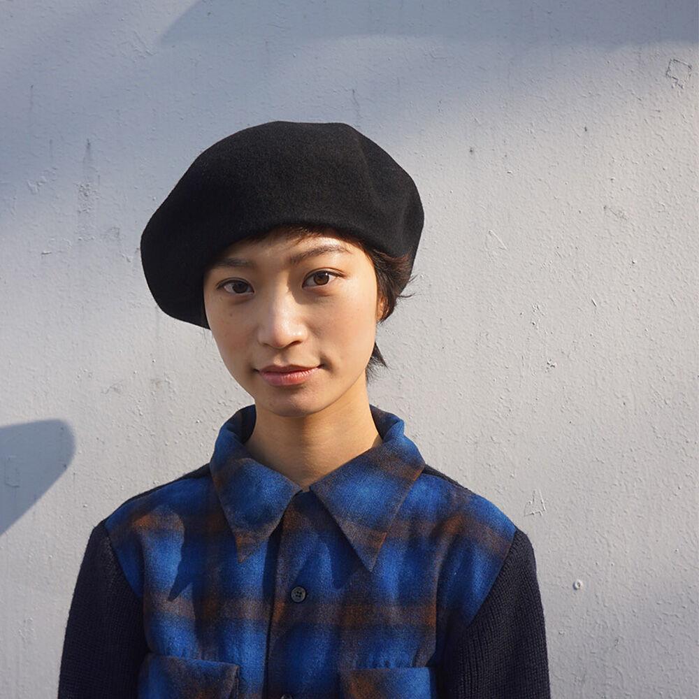 <HATPPY> wool big beret  울 빅 베레 모
