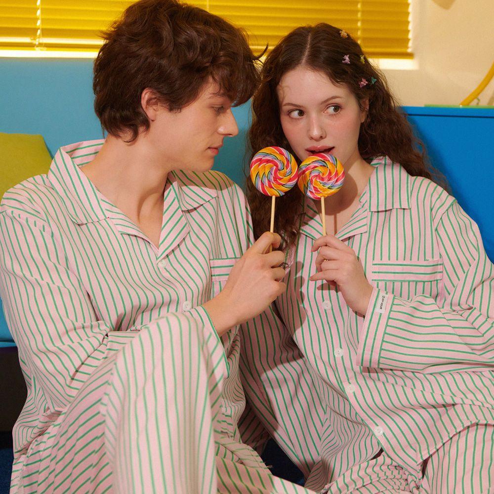 [2PACK] (uni) 자이푸르 긴팔 잠옷 세트