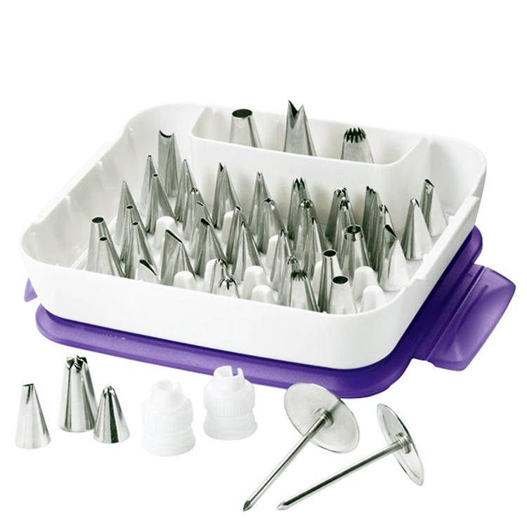 윌튼 마스터55팁세트 Wilton 2104-0240 (윌튼팁 55종 커플러 꽃받침 보관함)