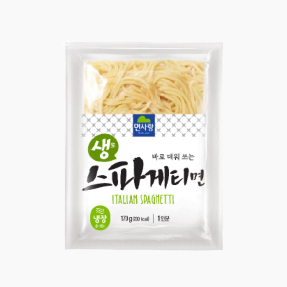 면사랑 반조리 생 스파게티면 170g 20인분 냉장 파스타면