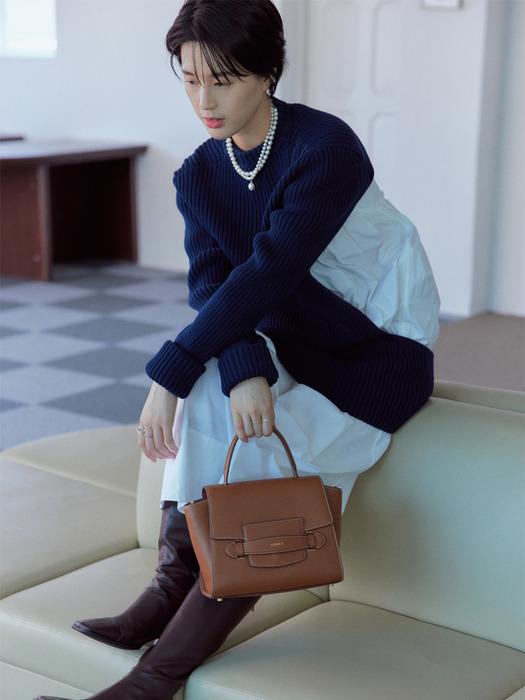 FAVE SATCHEL BAG_BROWN
