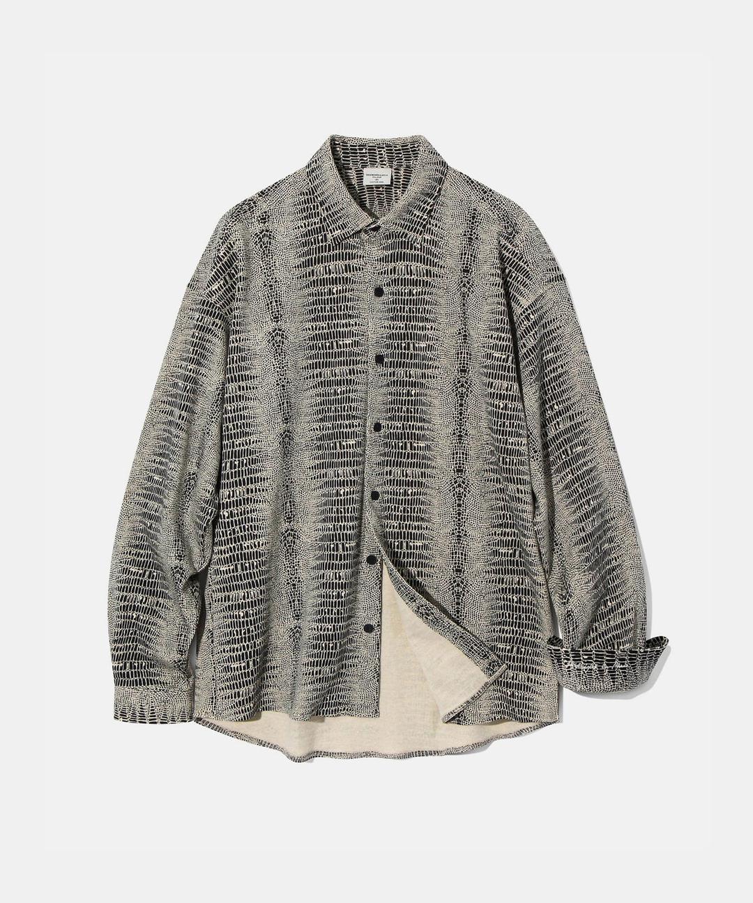 Saline Cotton Shirt S102 Soybean Ivory