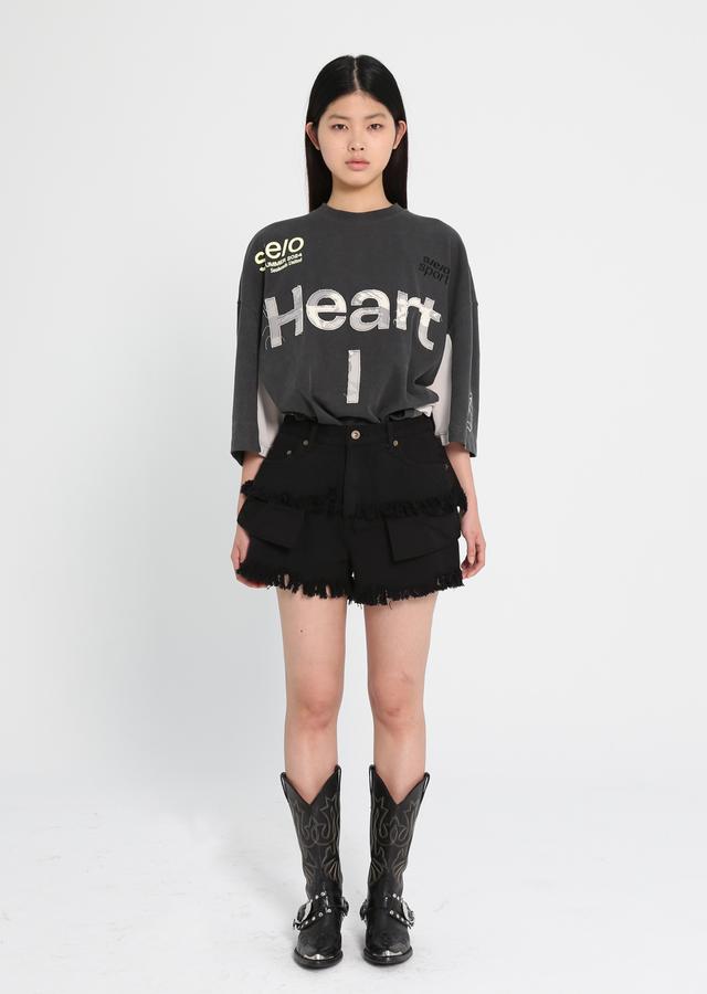 미세키서울 Unbalanced quote slit sleeves WHITE - 위시버킷