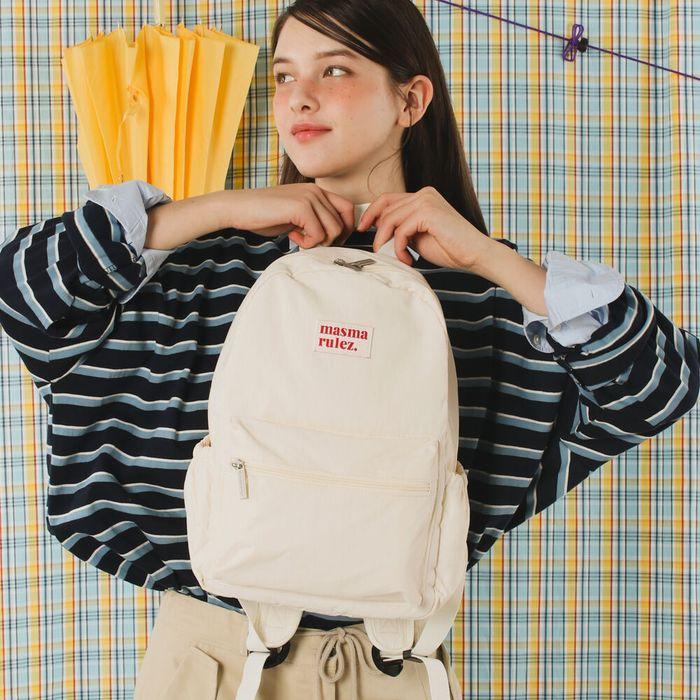 mini ver. Daily backpack_Butter cream