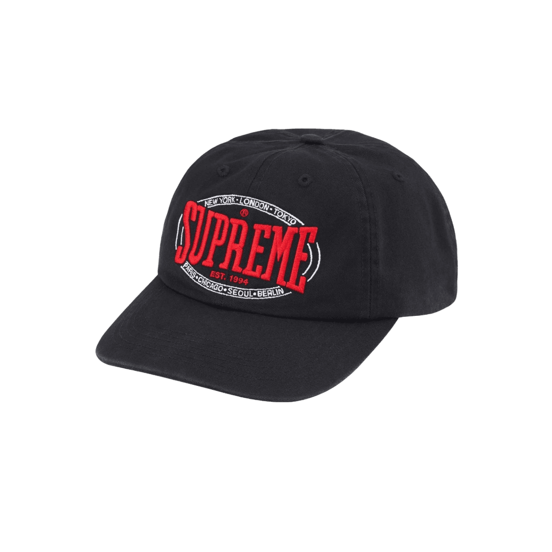 Supreme Warm Up 6-Panel Black - 23FW