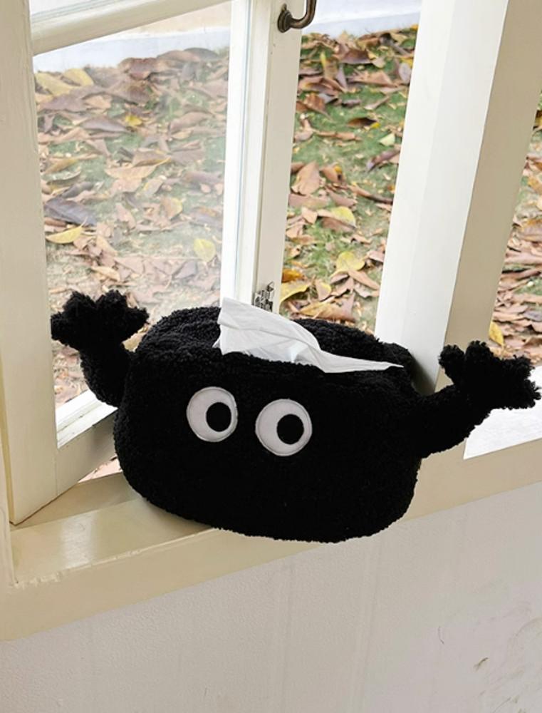 블랙 휴지 케이스 티슈 케이스 자동차 휴지걸이