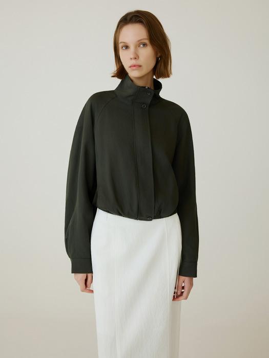 SIOT4191 하이넥 셔링 블루종_Charcoal