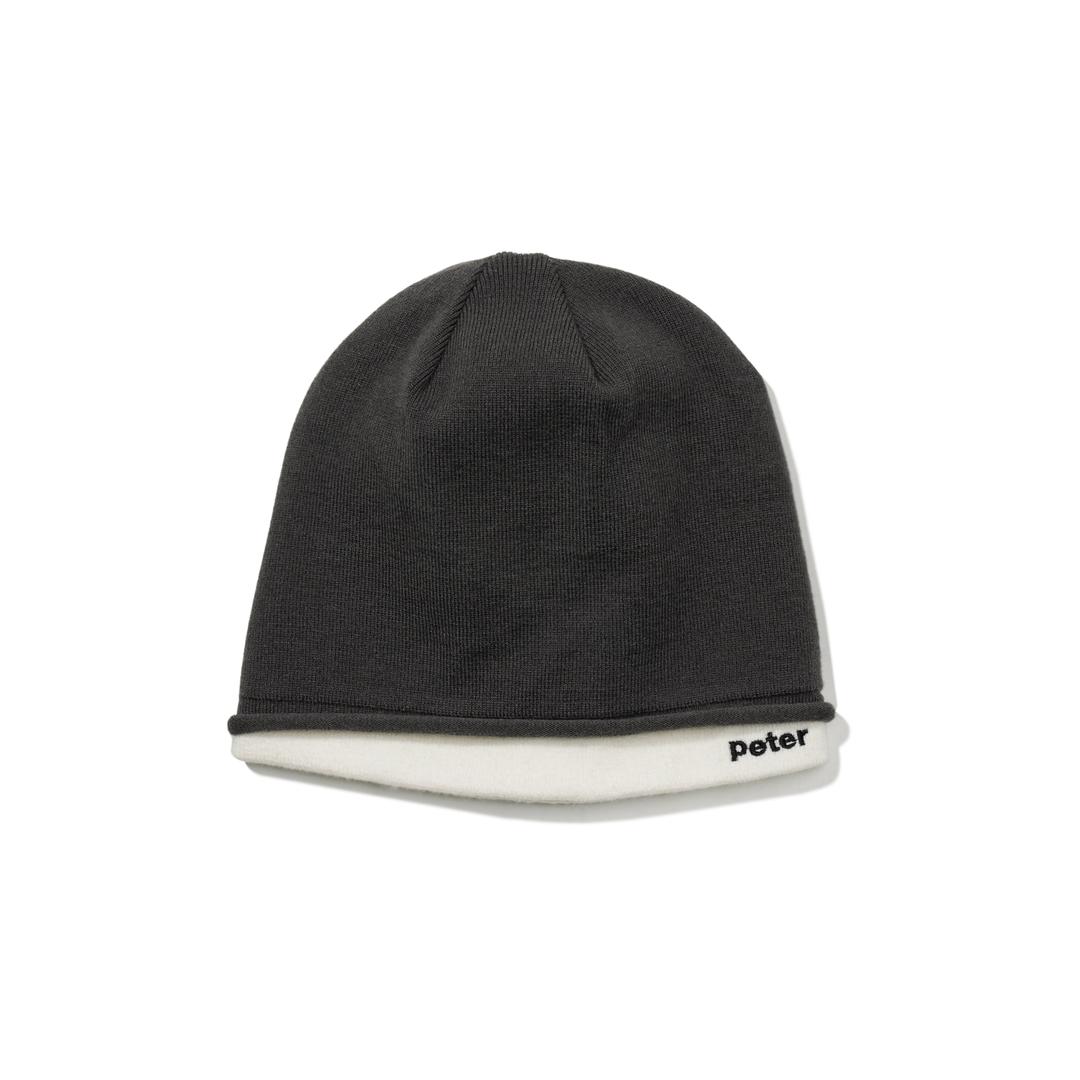 PETER LAYERED BEANIE - GRAY