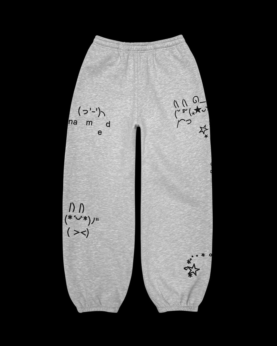 MALFUNCTION SWEATPANTS GREY MARL - XS