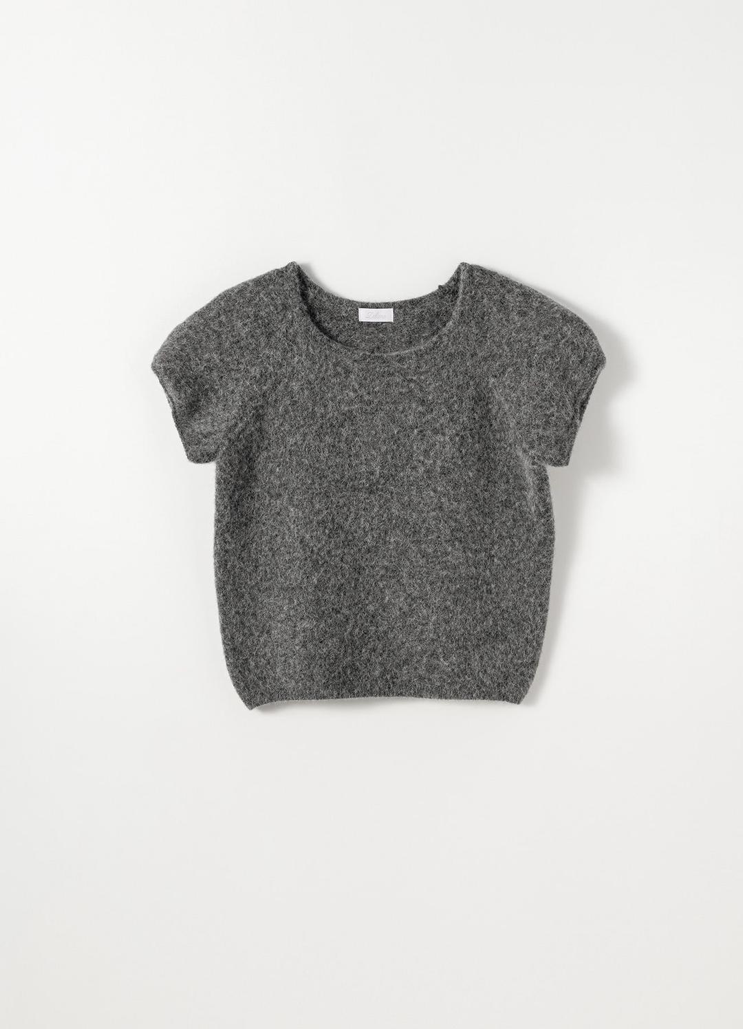 Rose Puff Knit(Charcoal)