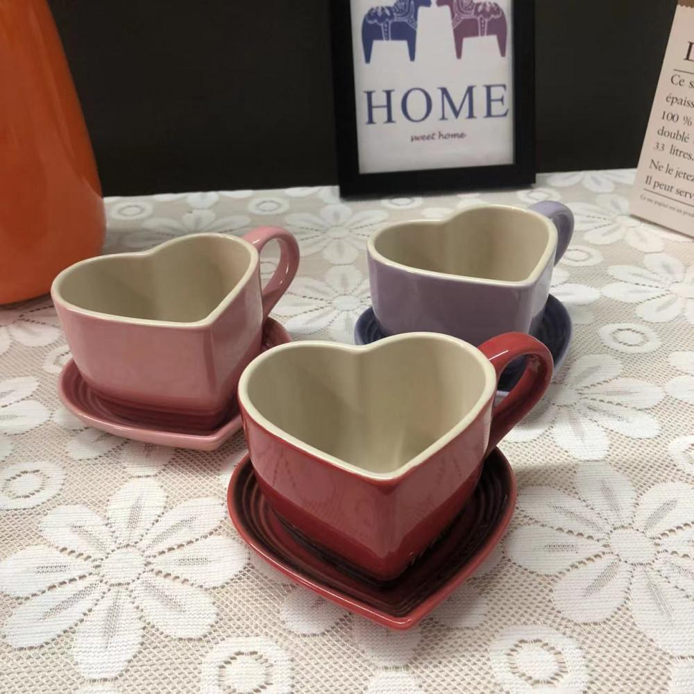 하트 찻잔세트 하트모양 커피잔 머그컵