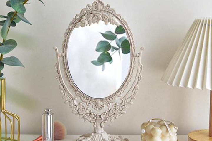 엔틱 공주 데일리 메이크업 탁상 거울