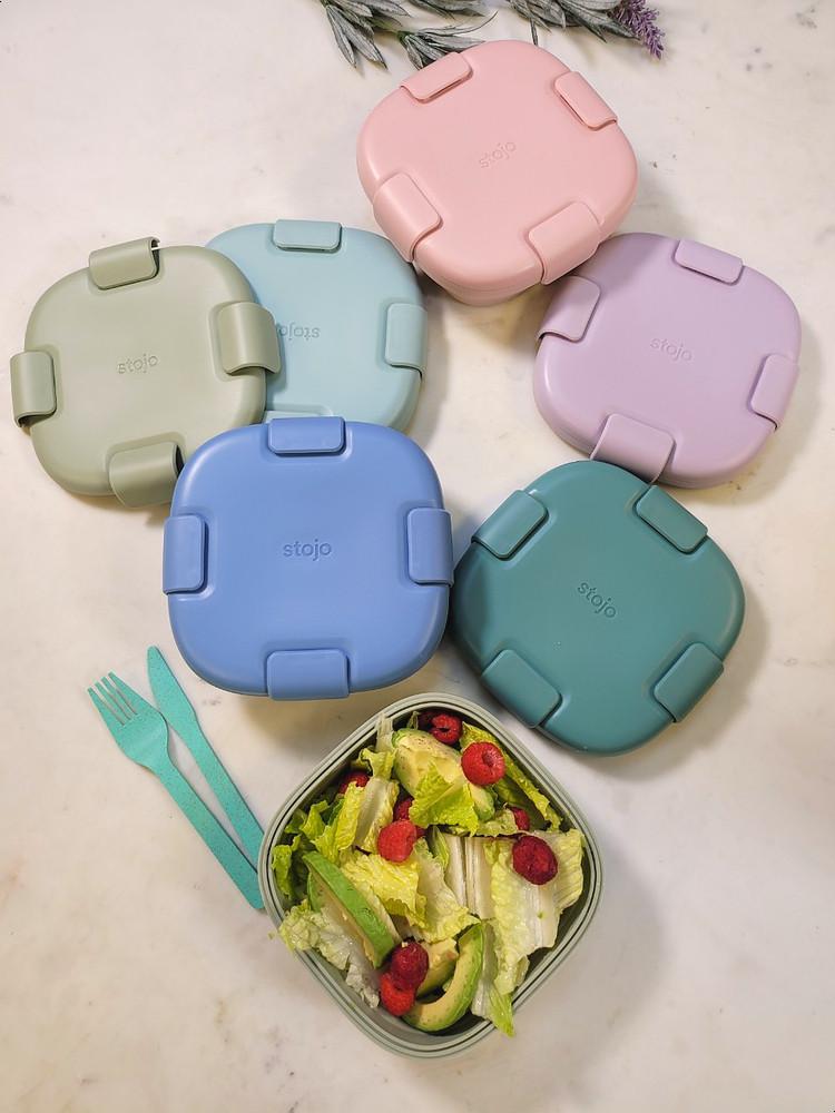 스토조 실리콘 도시락 사각 샐러드볼 700ml 8colors