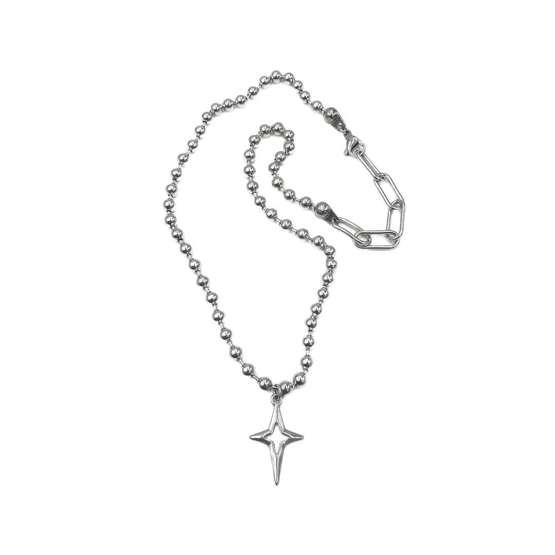스타 크로스 볼 체인 펜던트