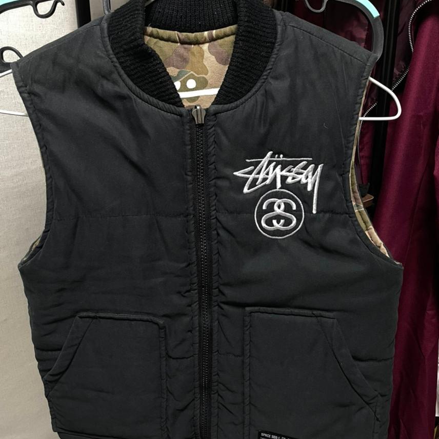 stussy 스투시 양면 패딩조끼 판매