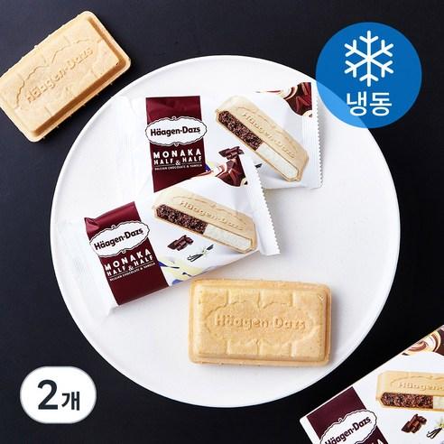 하겐다즈 모나카 벨지안초콜릿 앤 바닐라 아이스크림 3개입 (냉동), 76ml, 2세트