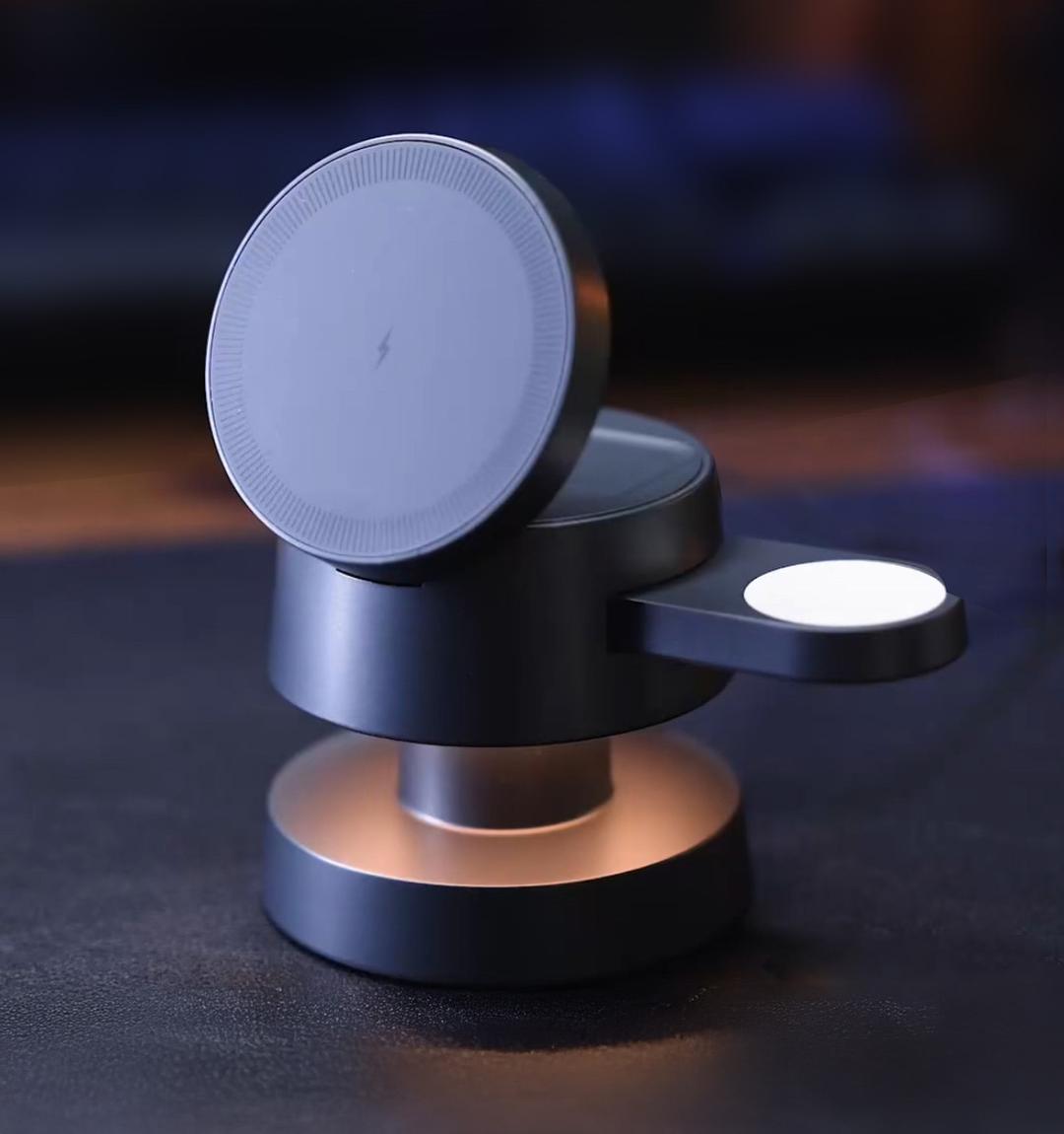 KUXIU테크 타이니 머쉬룸램프 4in1 멀티기능 고속충전 거치대