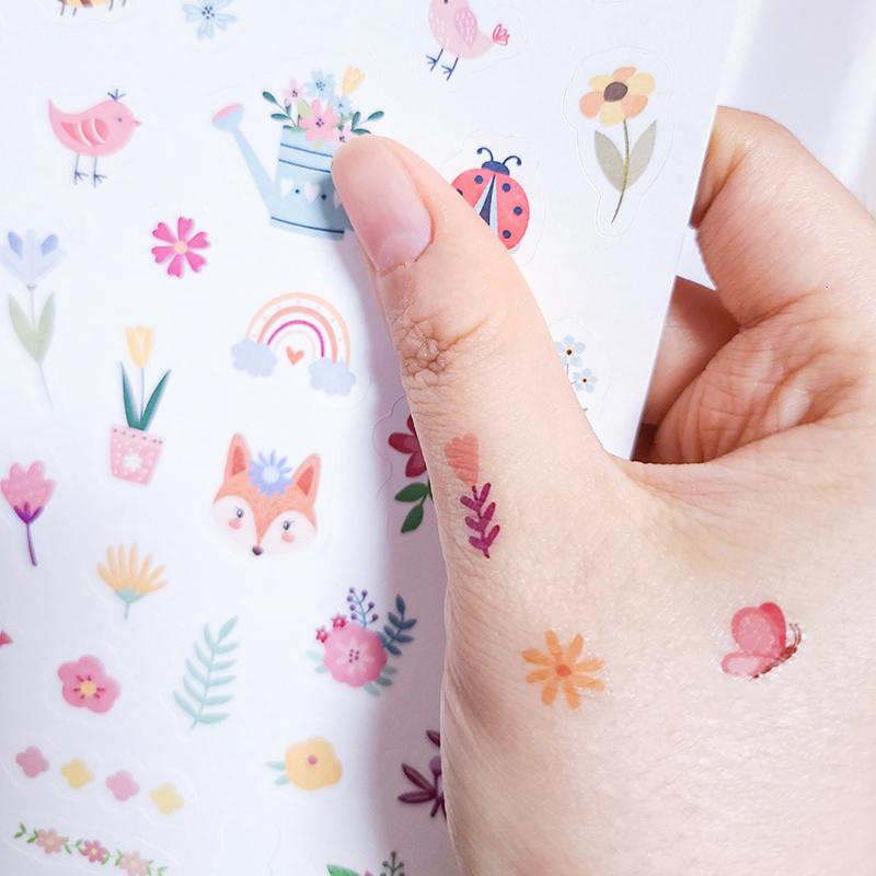 타투스티커 어린이 플라워