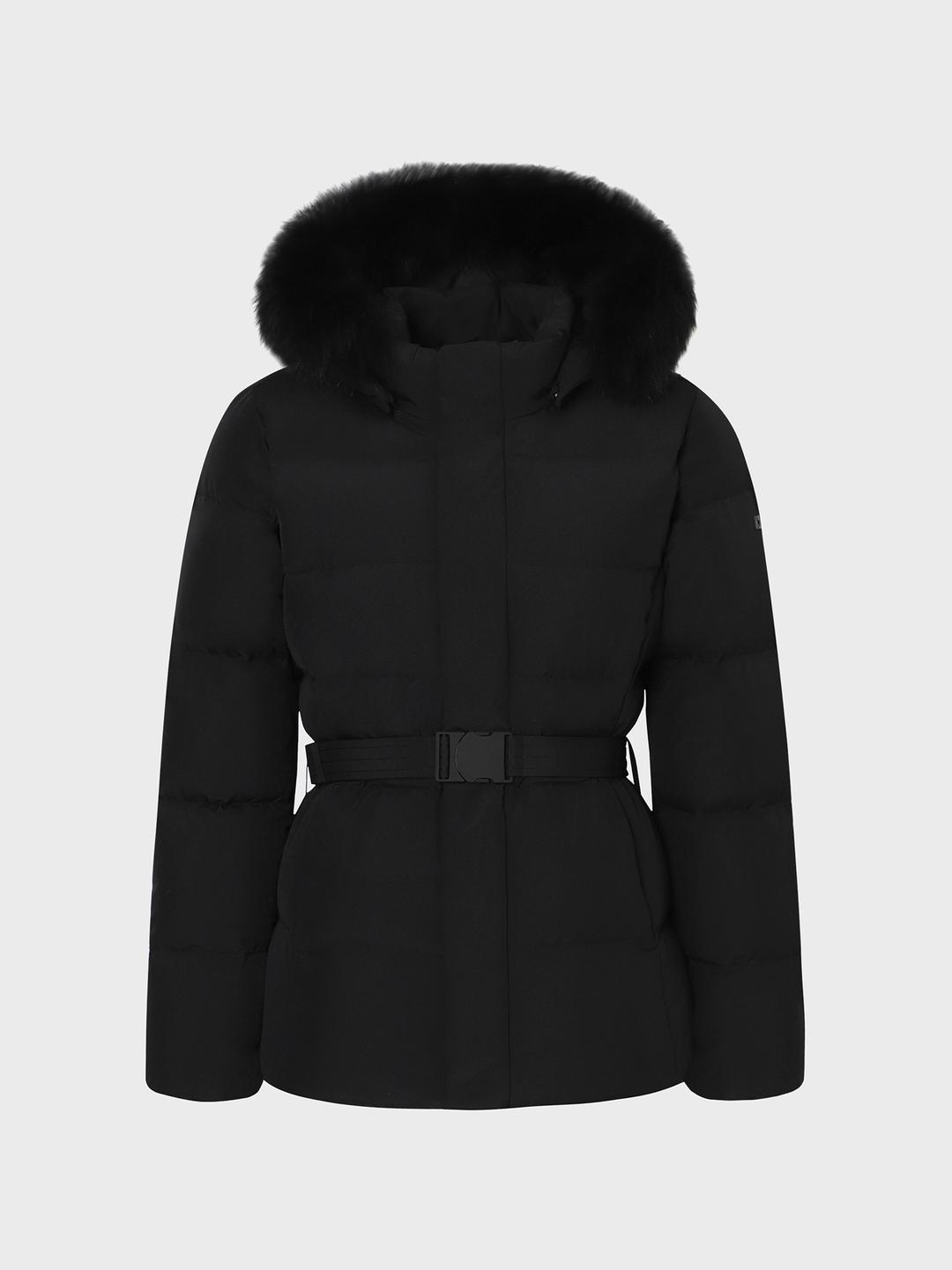 BOOST_데이지(DAISY) FUR 미들 다운 W (Black)