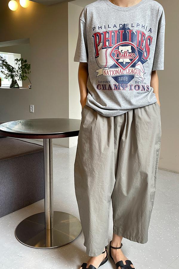 holic 4475 배기 밴딩 팬츠