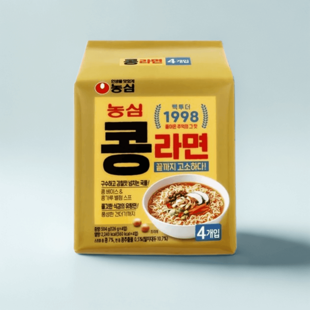 농심 콩라면 126g 4개입 - 봉지라면 | 쿠팡