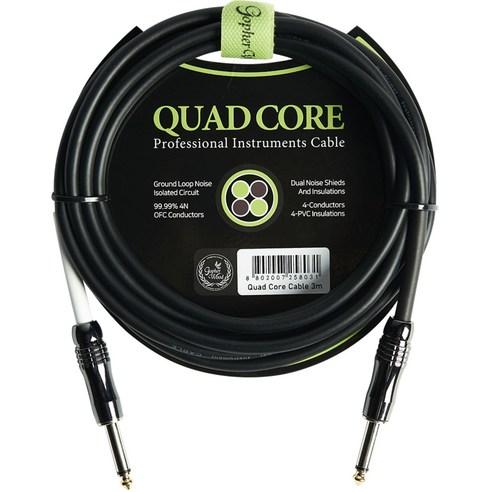 고퍼우드 어쿠스틱 Quad core cable, 3m, 1개