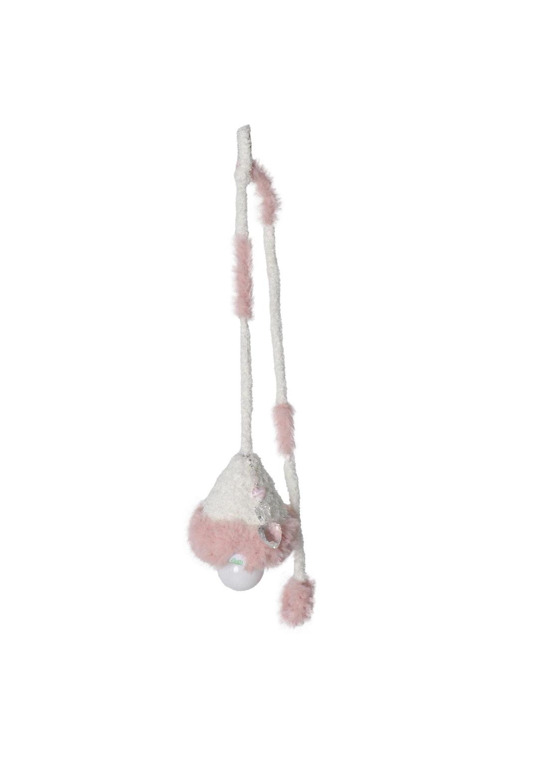 fluffy pink cozy light
