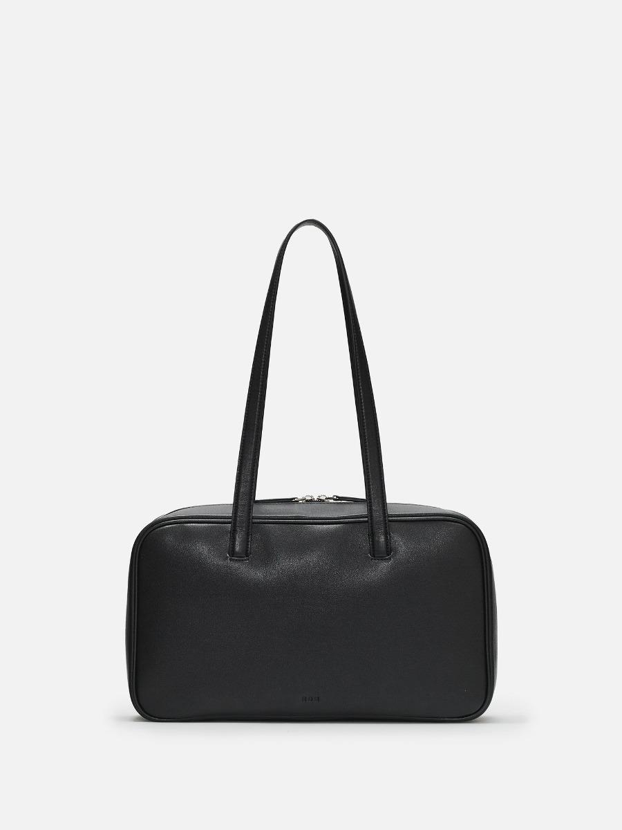 Tin square shoulder bag Black