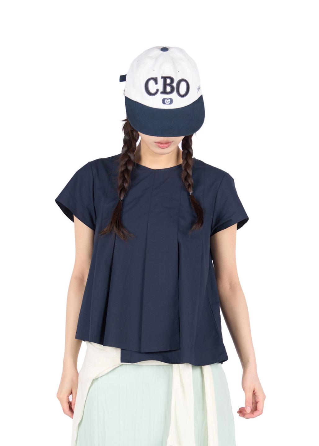 릿킴 WIDE PLEATS BLOUSE