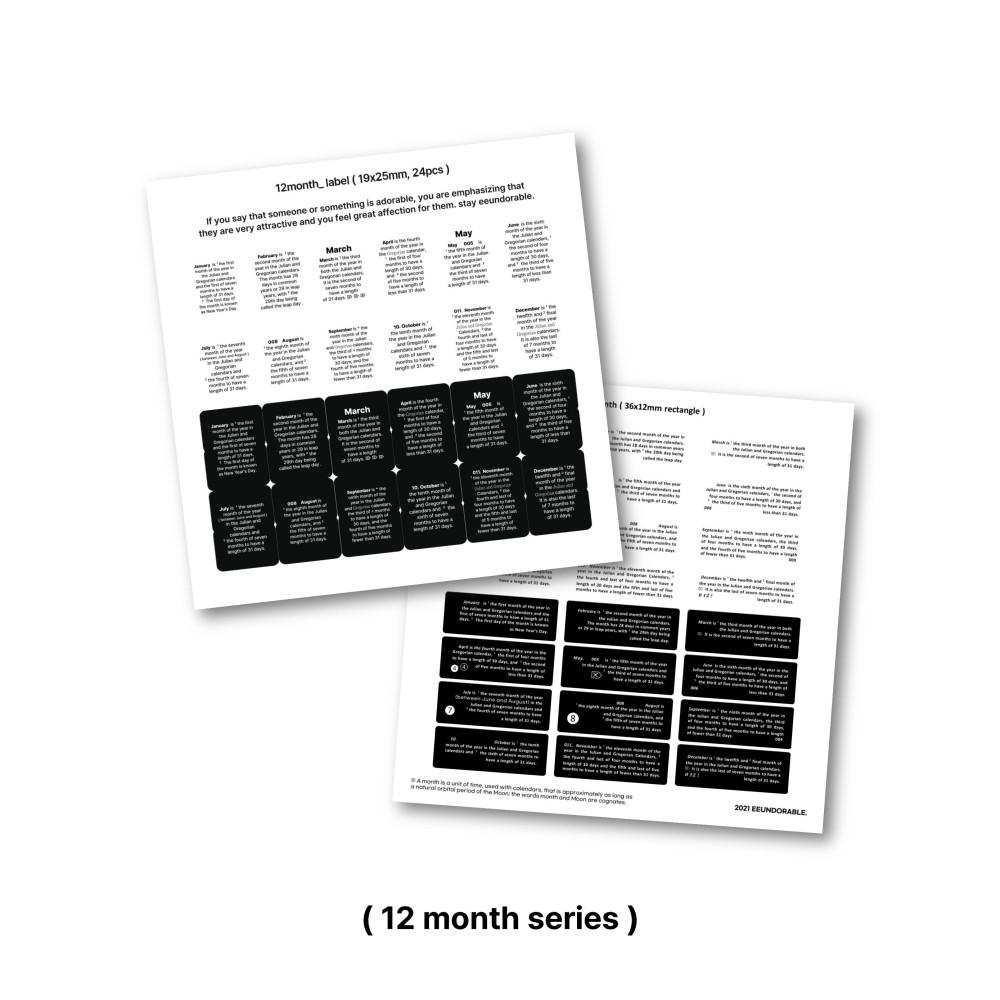 NEW12month pans series