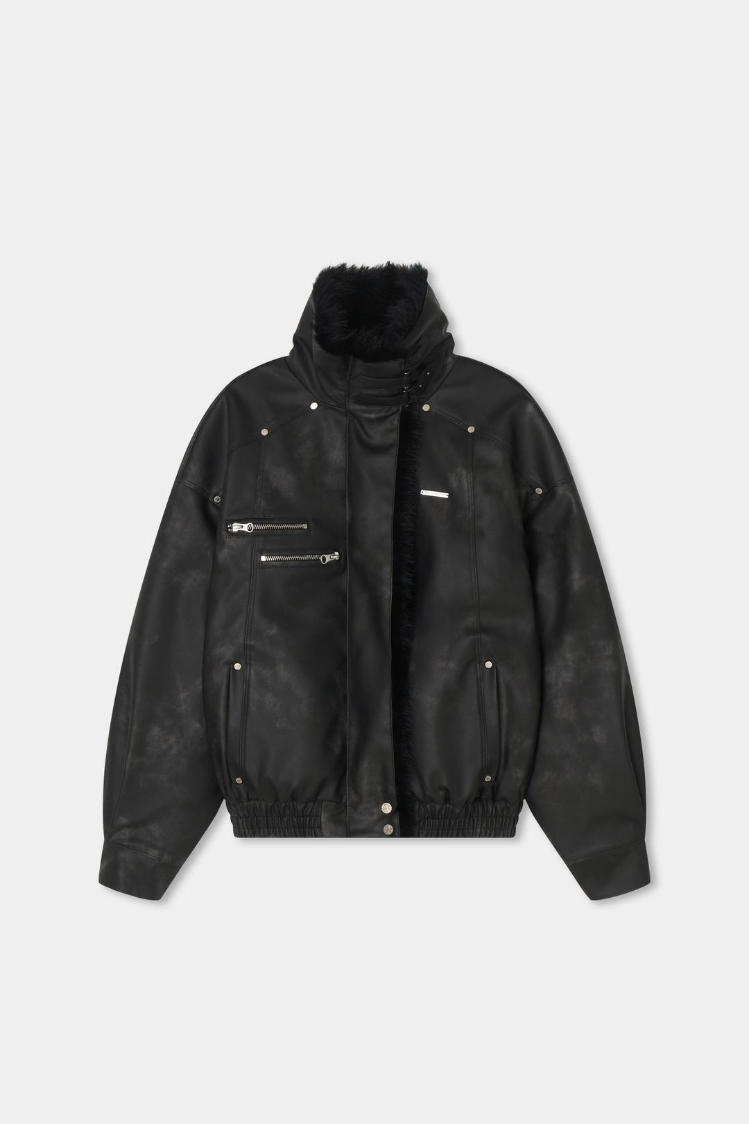 Pigment Mustang Fur Jumper (Black)