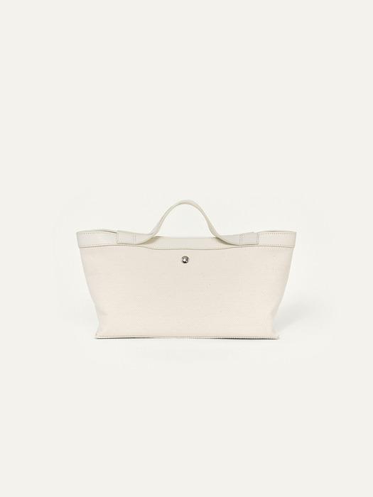 Posell Canvas Tote Bag Raw-White (S)