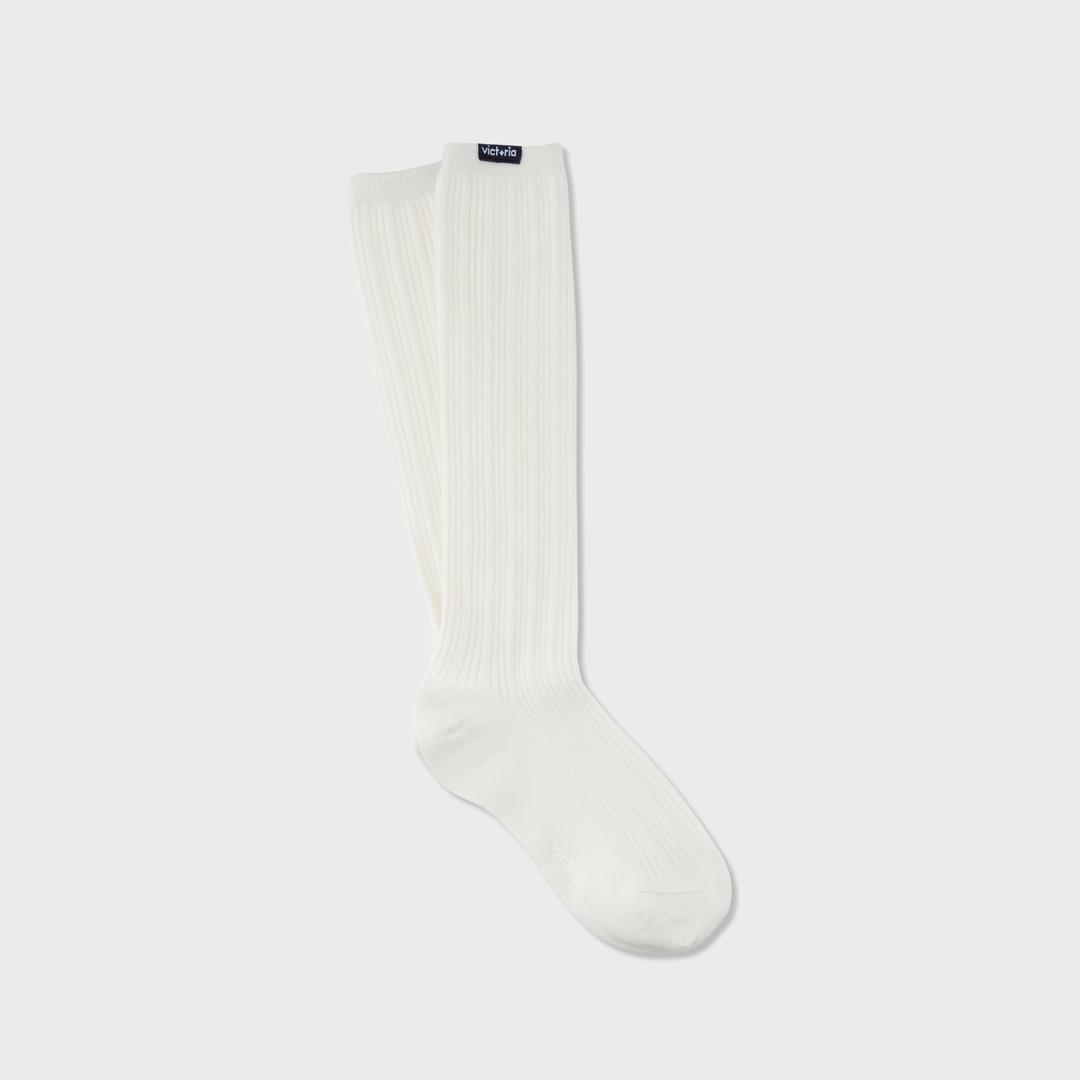 [HBTxVICTORIA] HBT Victoria Ribbed Socks(IVORY)