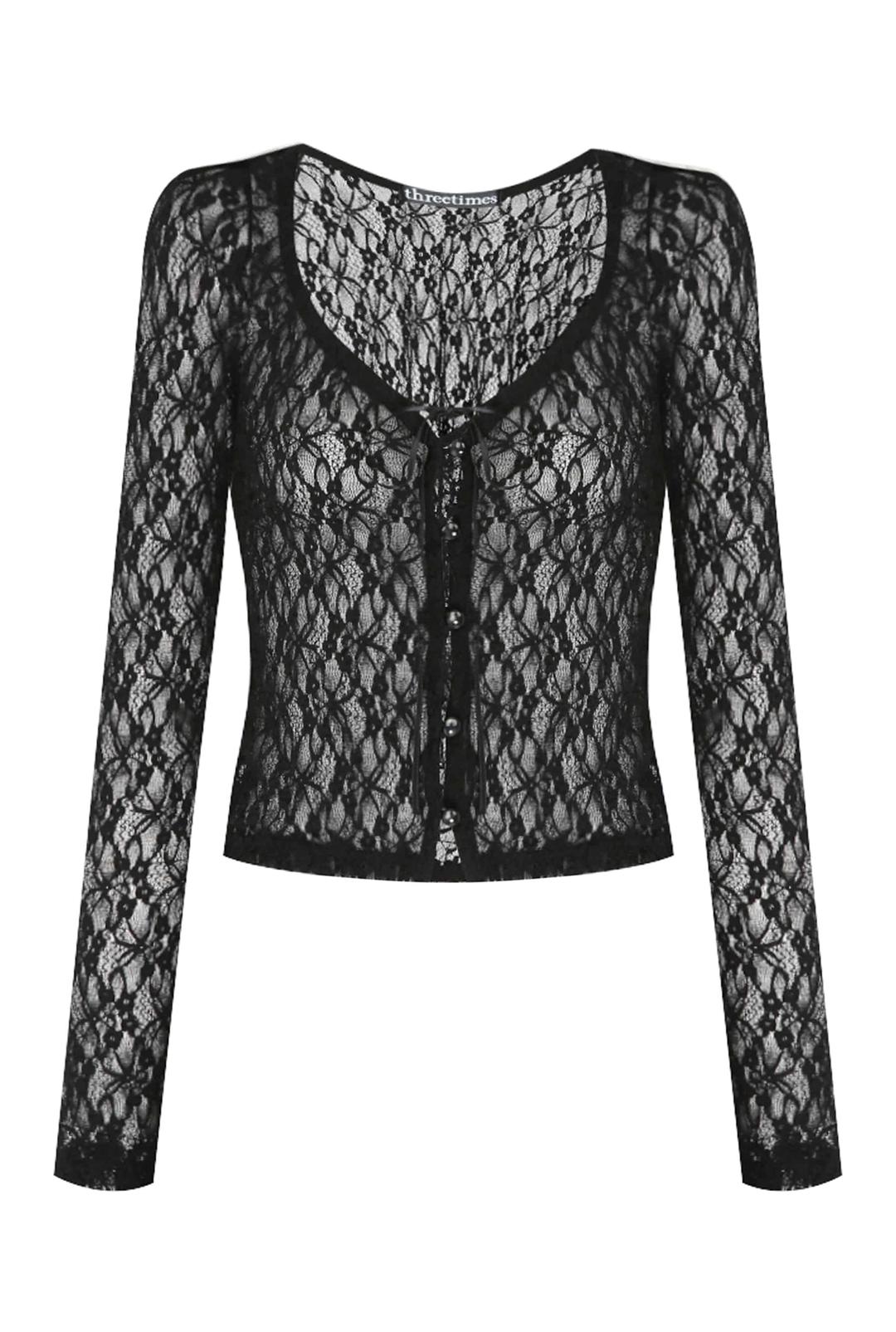 Romantic lace cardigan
