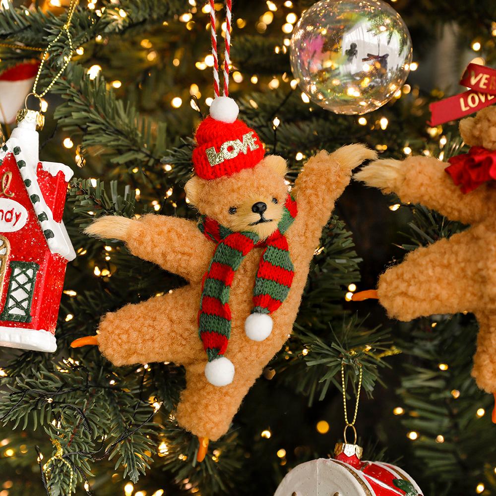 로열 발레 베어 곰 인형 장식 크리스마스 트리 오너먼트 소품
