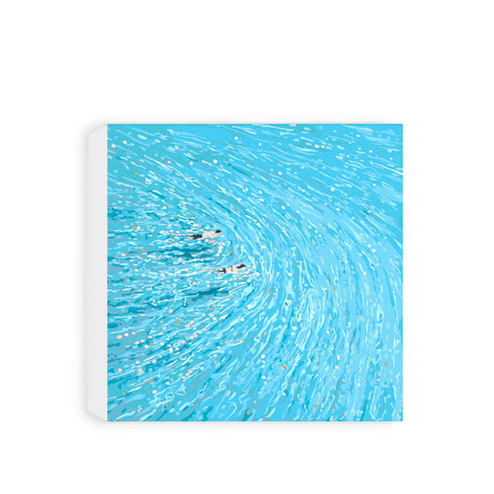 Sky Blue Swimming