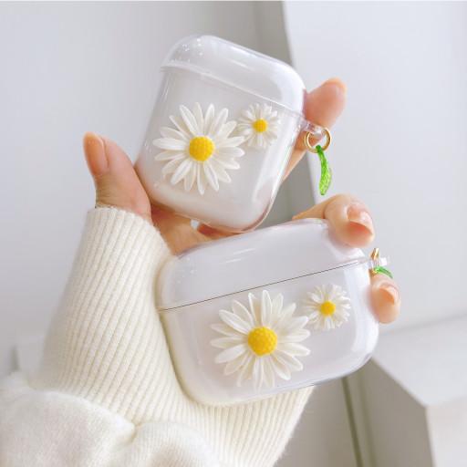 [1,2,3,프로]🌼 데이지 투명 에어팟 케이스