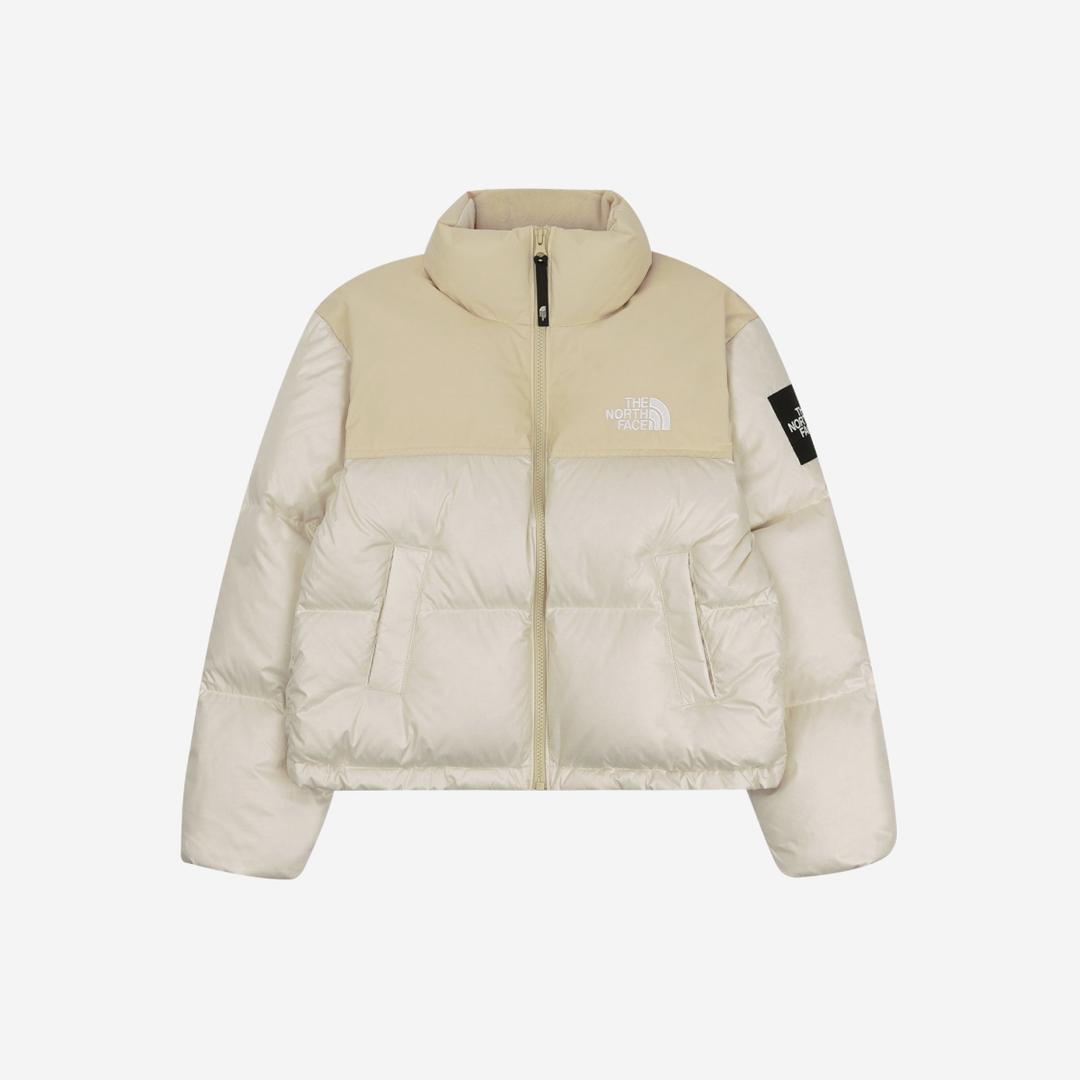 (W) The North Face White Label Novelty Nuptse Down Jacket Cream