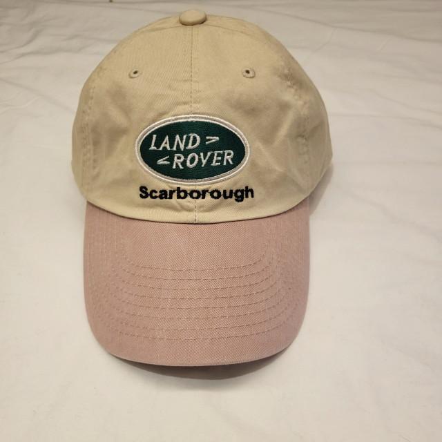 랜드 로버 이니셜 자수 데일리 패션 핑크 캡 모자