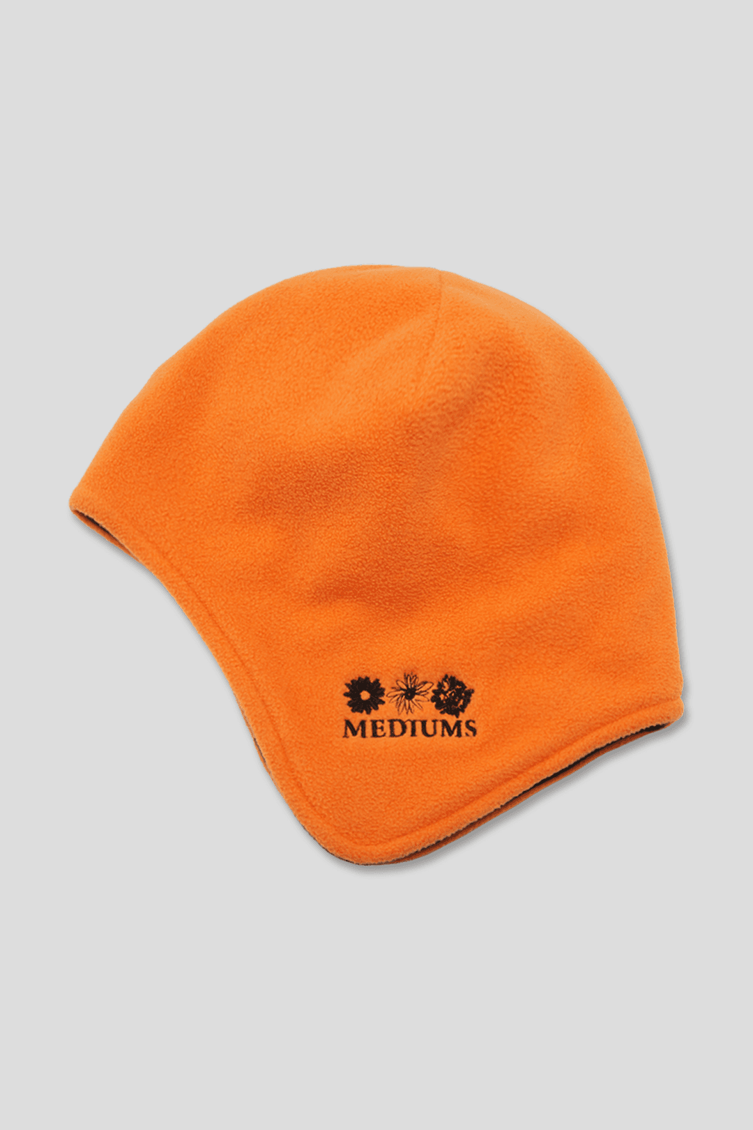 Ear Flap Fleece Beanie - Orange