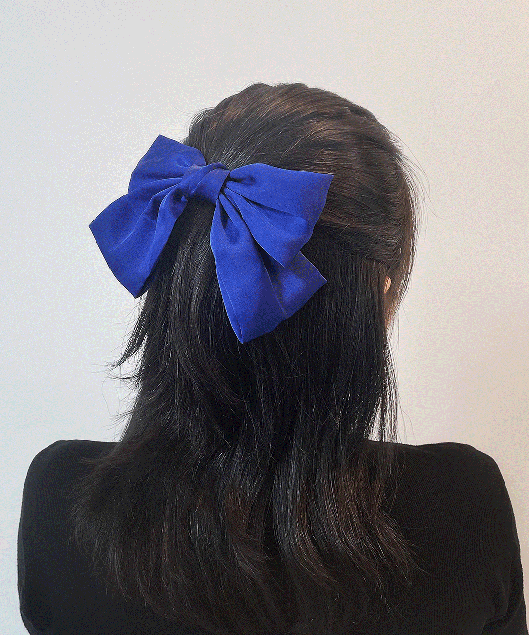 심소한 [18색/1+1할인] 베이직 새틴 리본 반자동 핀