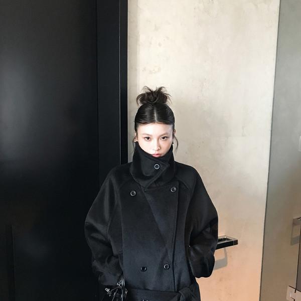 엠마 터틀넥 하프 코트