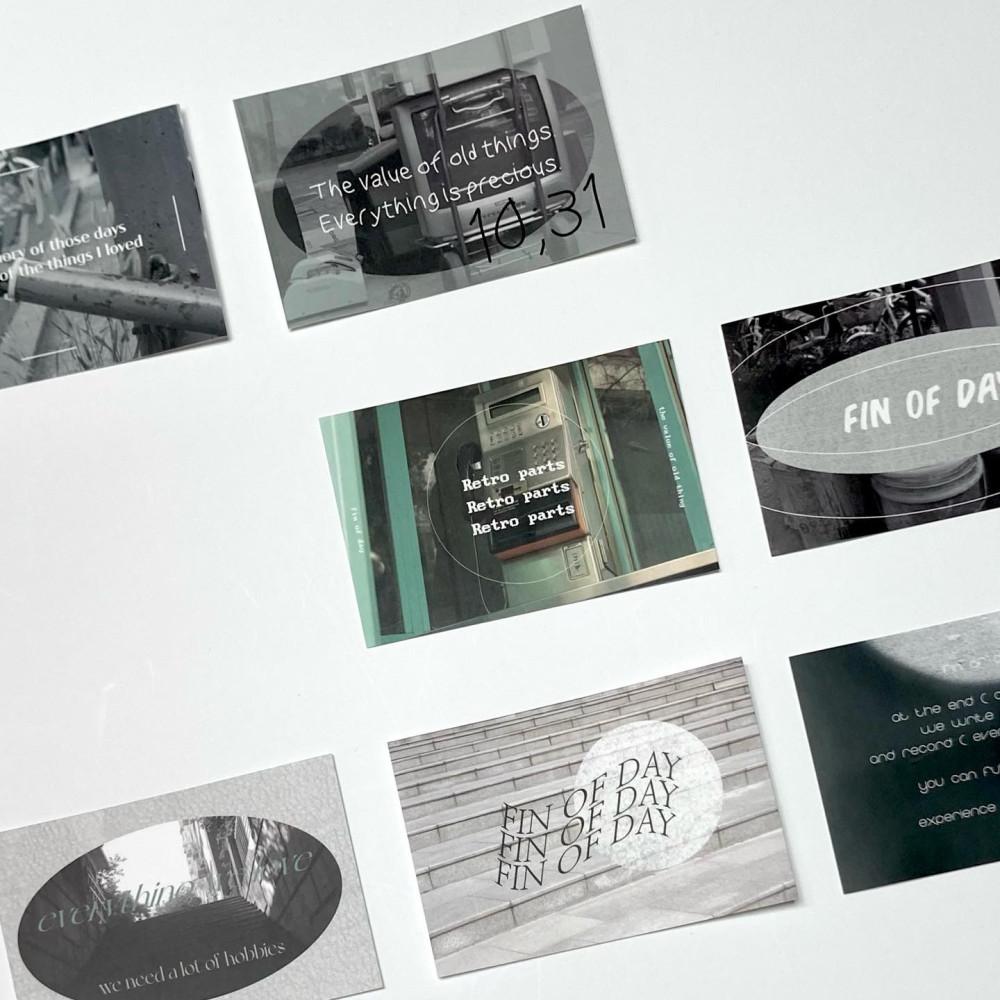 포토스티커 1 / fin of day 다이어리꾸미기 스티커 photo sticker , my area