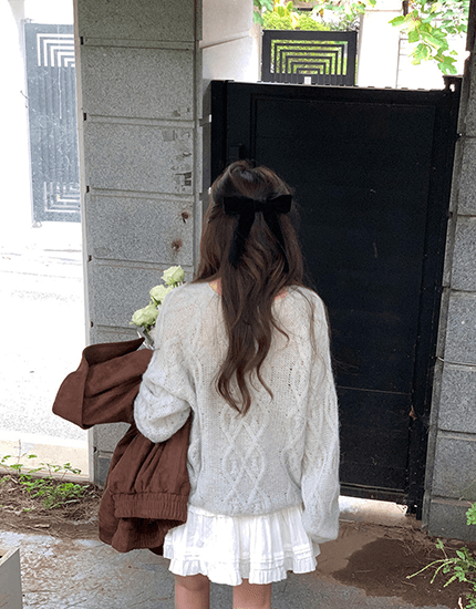 Needs cable knit (3color)