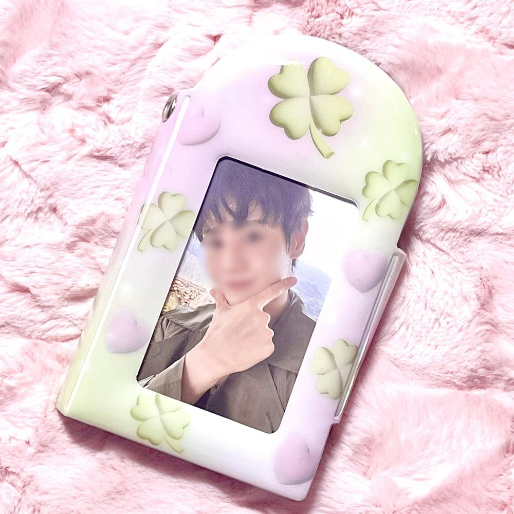 클로버 하트  포카홀더북