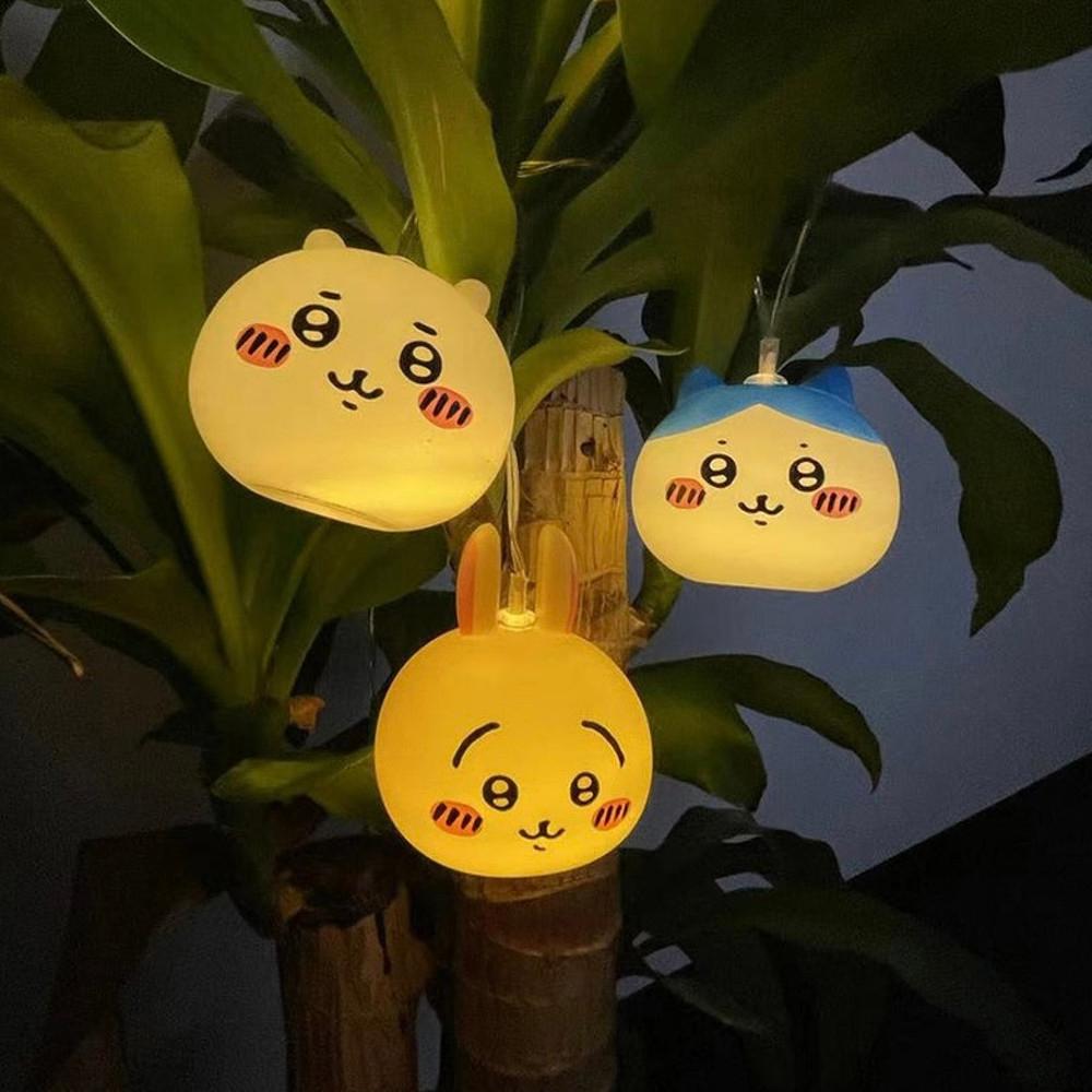 치이카와 6구 줄 전구 라이트 무드등 조명