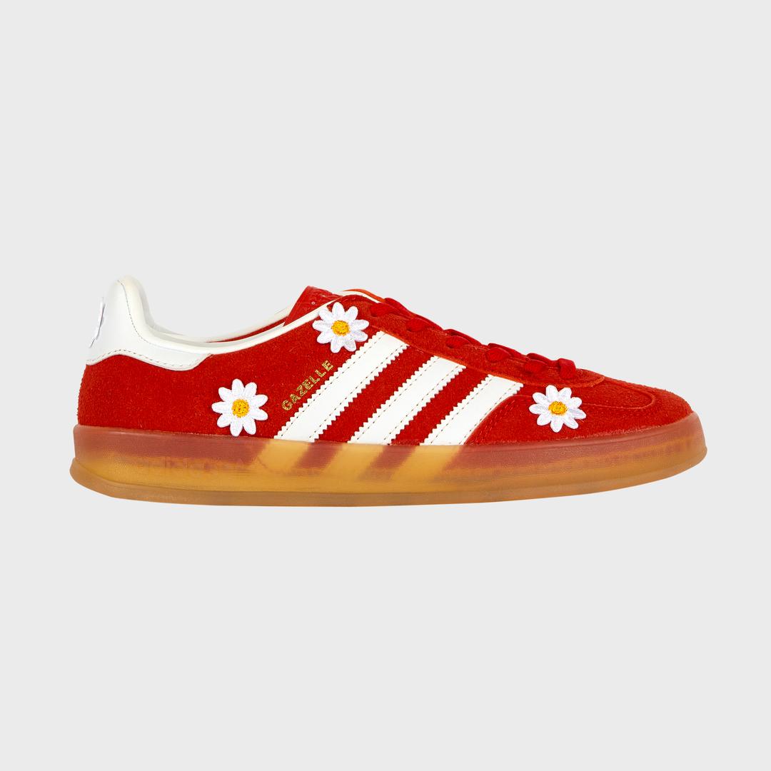[ADIDAS] gazelle indoor emb shoes red