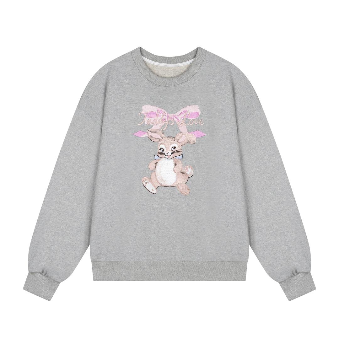Teddy’s Love Signature Embroidery Mtm (Grey)